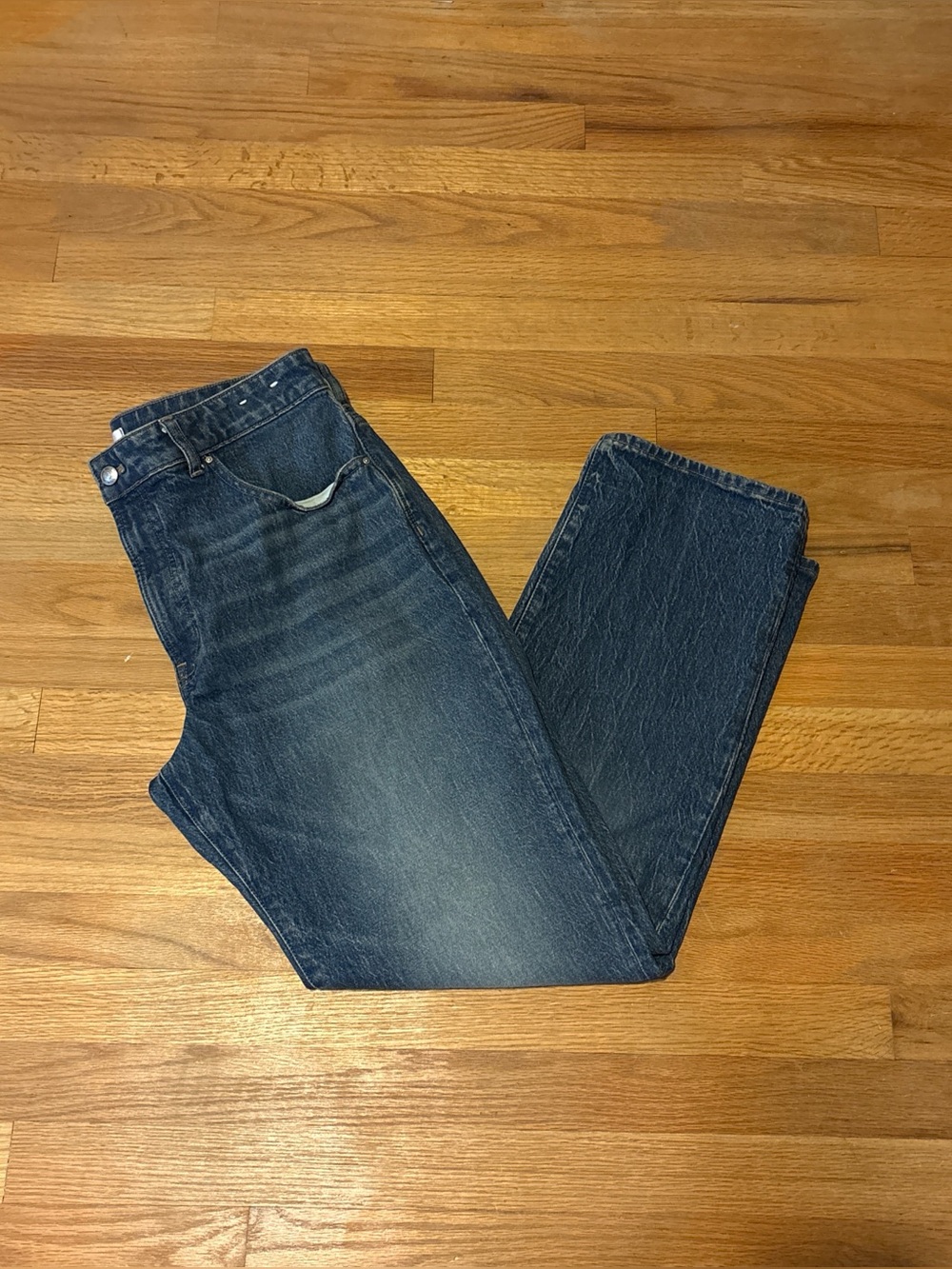 Classic Women's Dark Blue Denim Jeans - Madewell